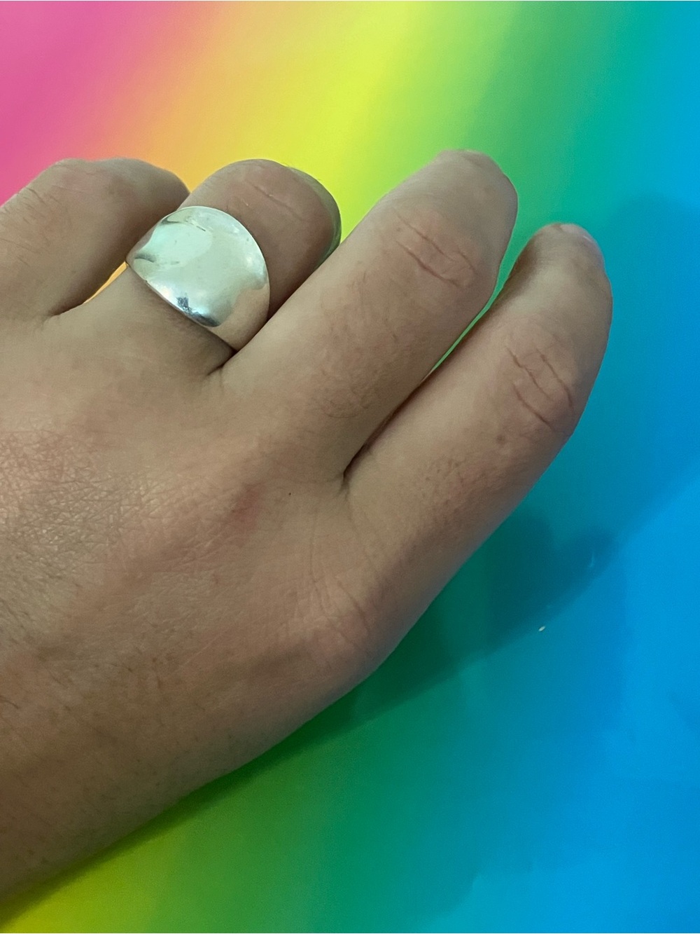 925 Sterling Silver Dome Women’s Ring